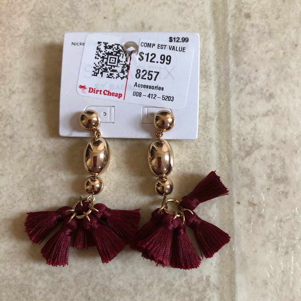 💚 5 for $15! 💚 Bauble Bar Gold Tassel Statement Earrings